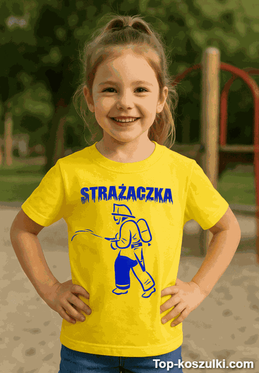 Koszulka dziecięca strażaczka