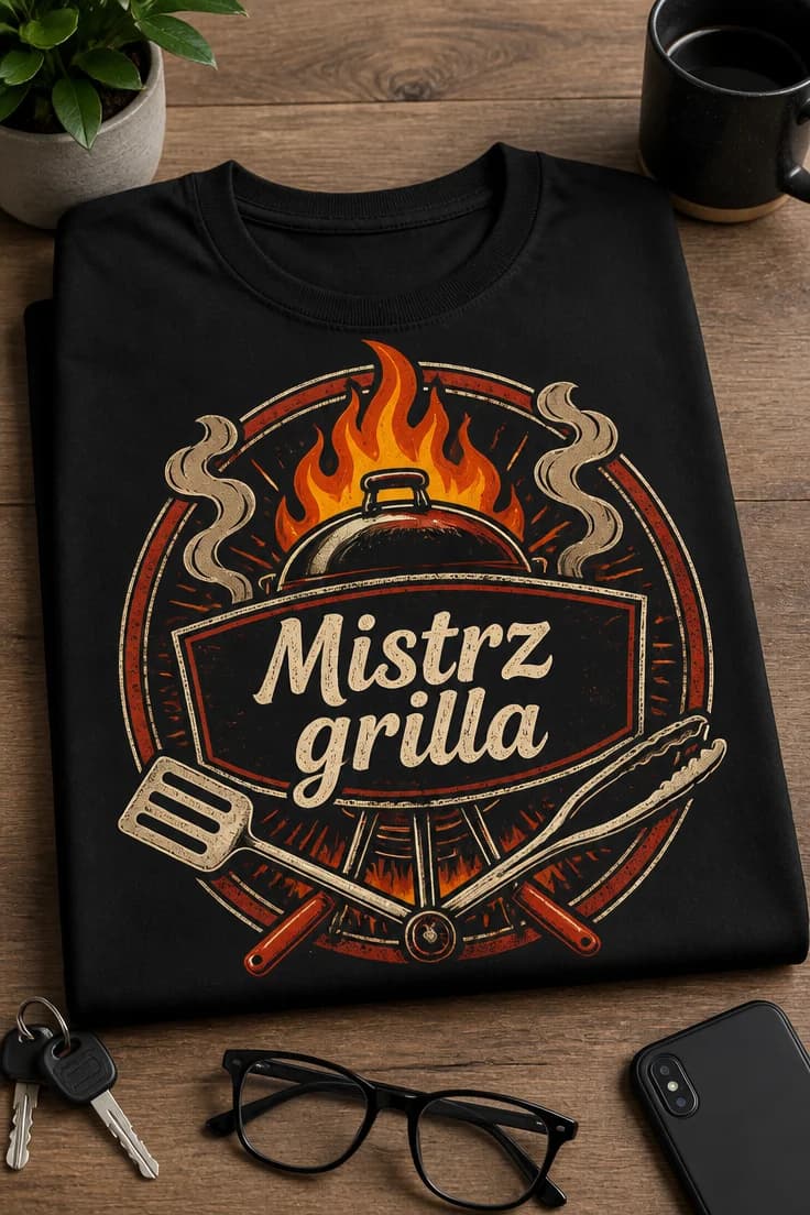 Koszulka na grilla Mistrz grilla