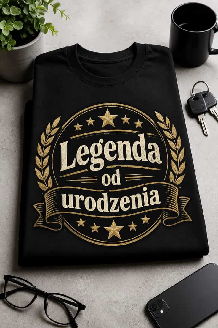 Koszulka na urodziny – Legenda od urodzenia