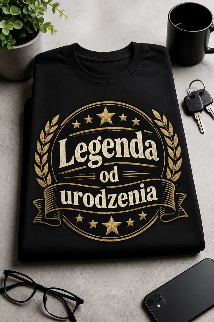 Koszulka na urodziny – Legenda od urodzenia