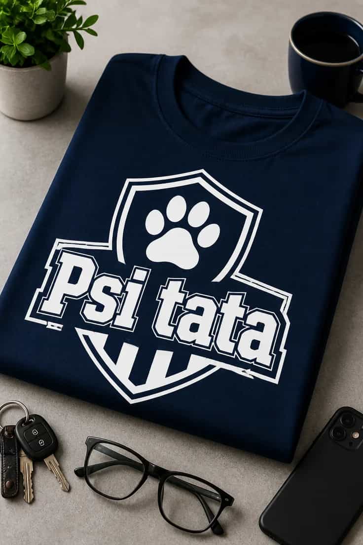 Koszulka T-shirt dla taty psa – Psi tata