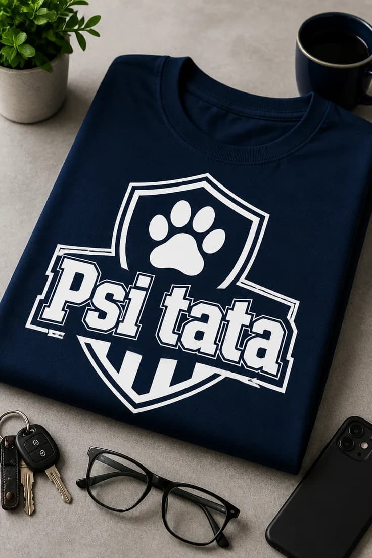Koszulka T-shirt dla taty psa – Psi tata