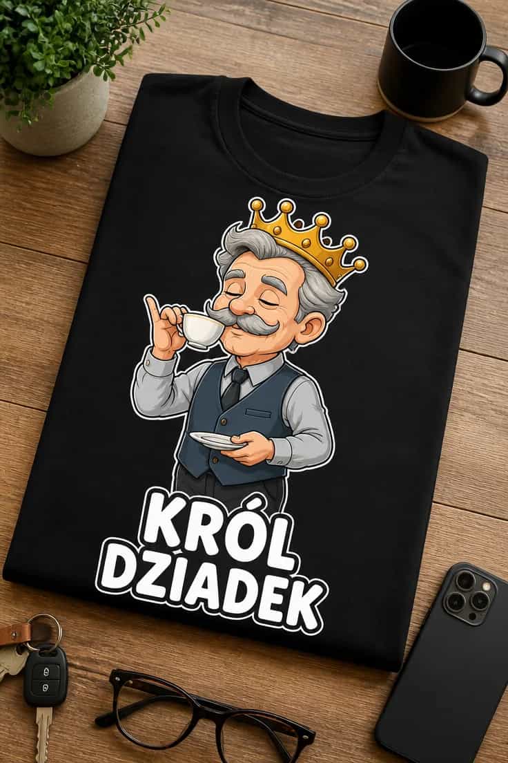 Koszulka dla dziadka – Król Dziadek
