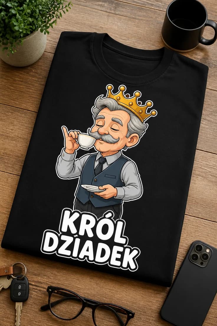 Koszulka dla dziadka – Król Dziadek