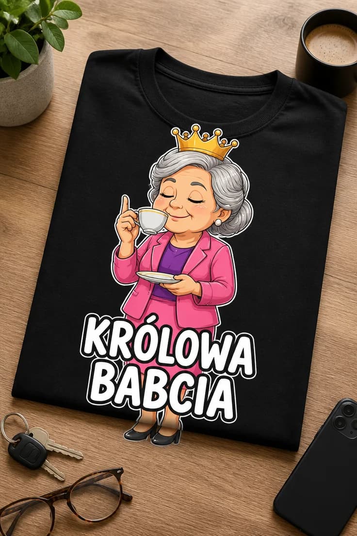 Koszulka dla babci – Królowa Babcia