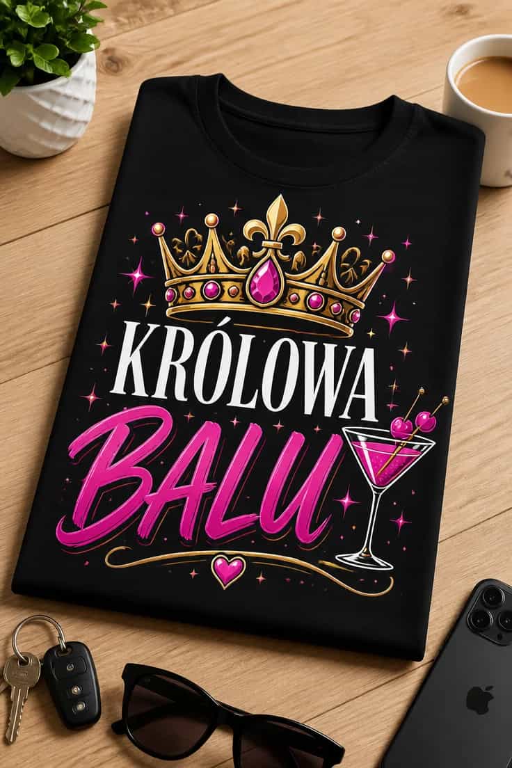 Koszulka dla uczestniczki balu – Królowa Balu