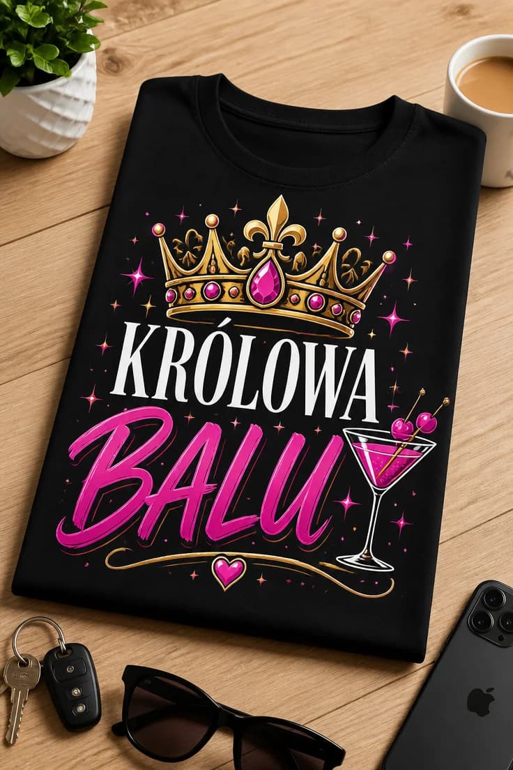 Koszulka dla uczestniczki balu – Królowa Balu