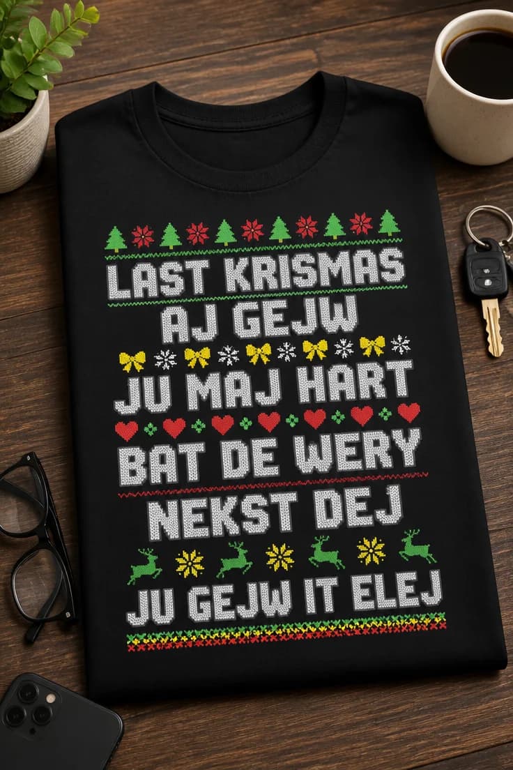 Koszulka last krismas aj gejw ju maj hart