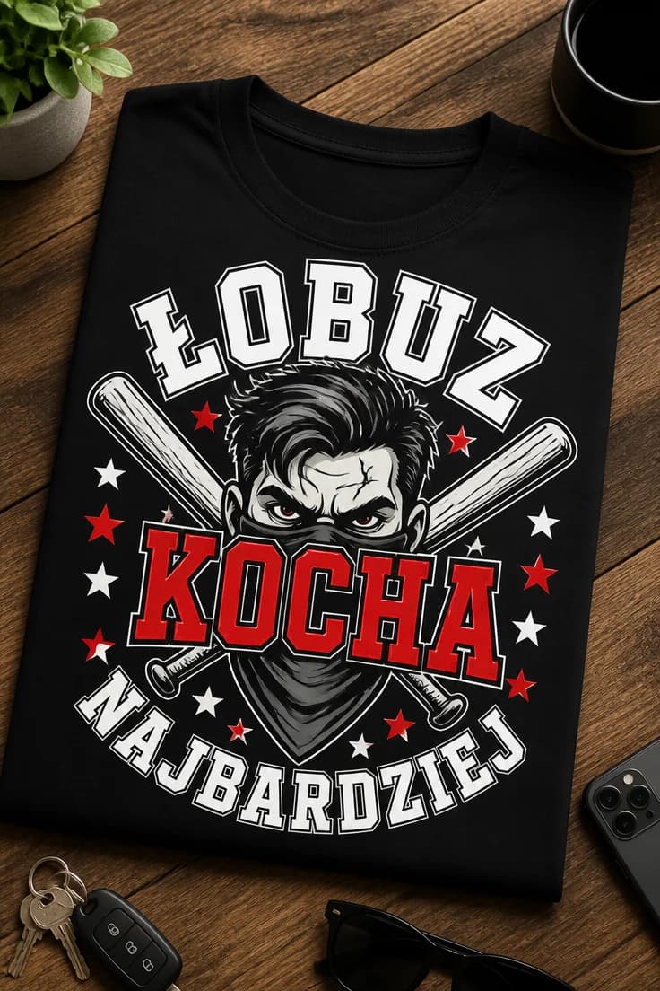 Koszulka dla męża – Łobuz Kocha Najbardziej