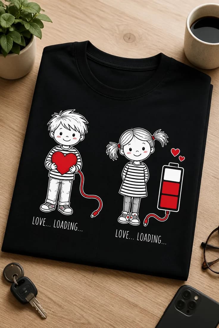 Koszulka dla par – Love... Loading...