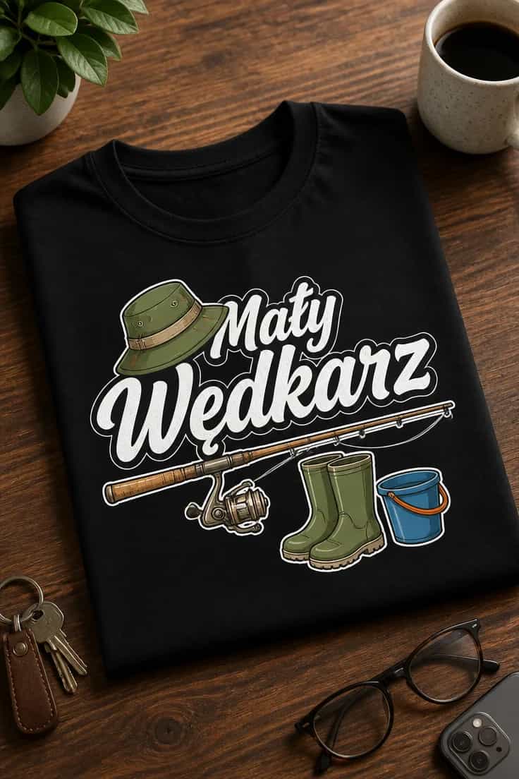 Koszulka dla małego wędkarza – Mały Wędkarz