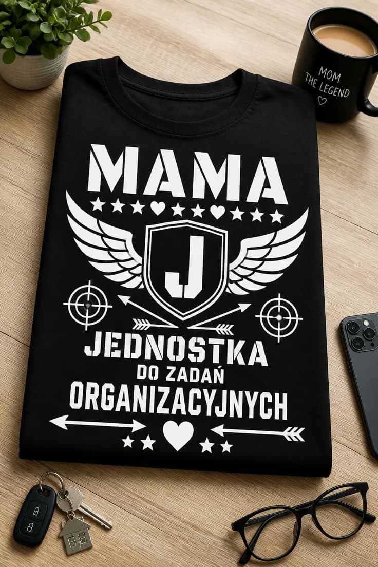 Koszulka dla mamy jednostka do zadań organizacyjnych 2