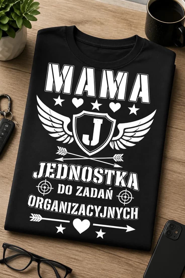 Koszulka dla mamy jednostka do zadań organizacyjnych 3