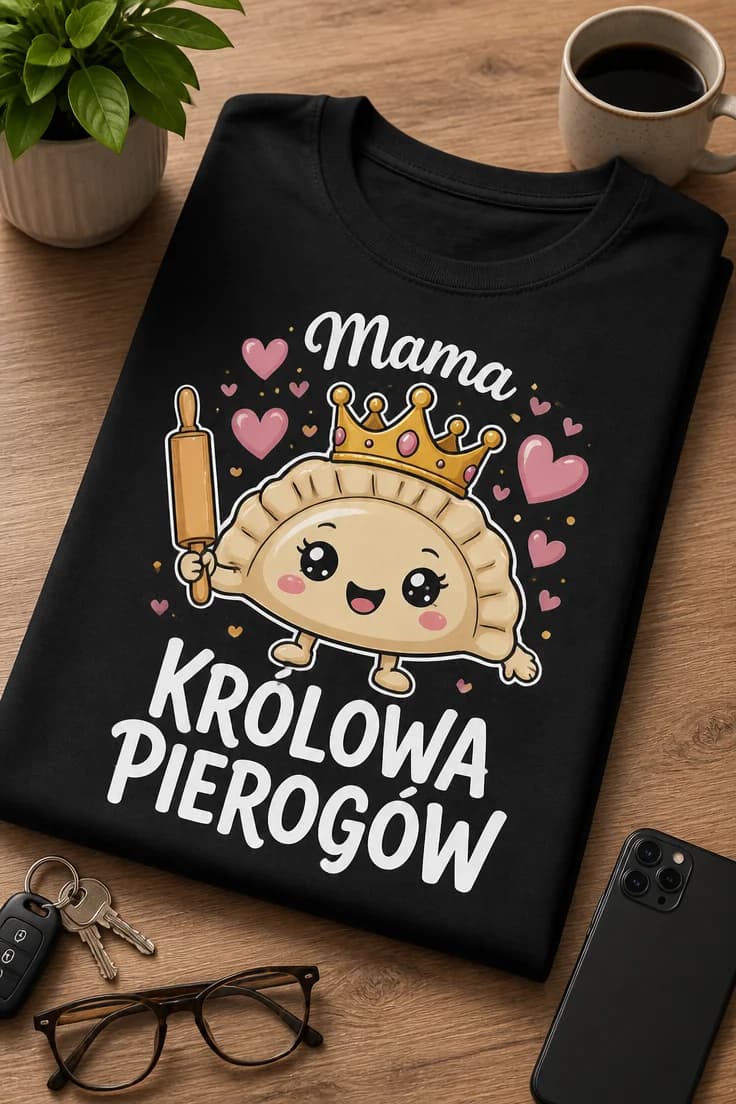 Koszulka dla mamy – Mama Królowa Pierogów