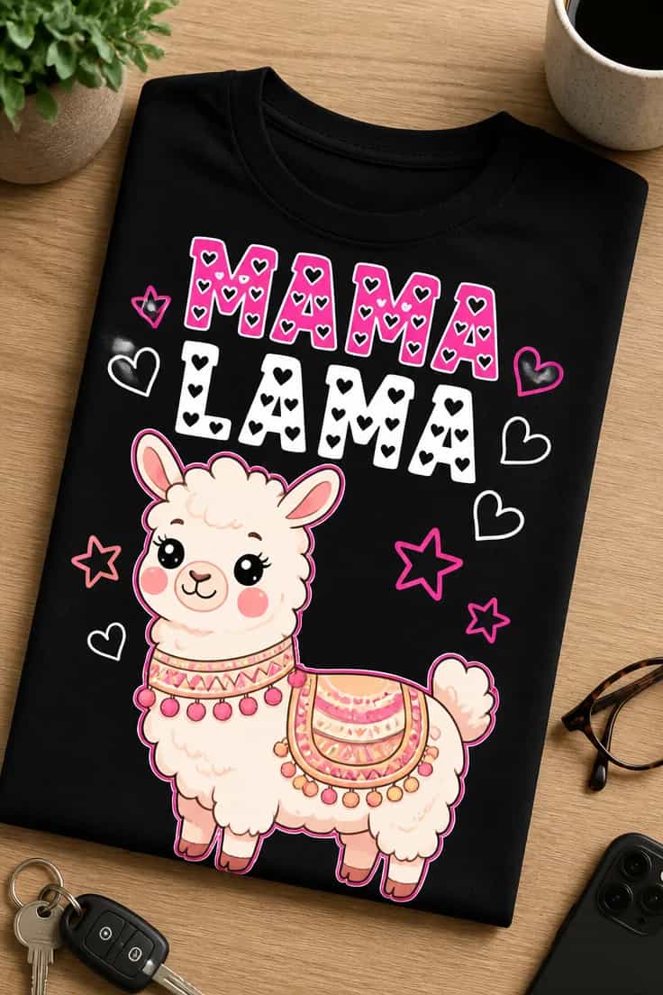 Koszulka dla mamy – Mama Lama