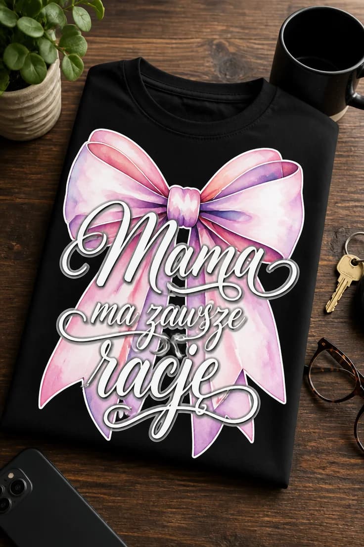 Koszulka dla mamy – Mama ma zawsze rację