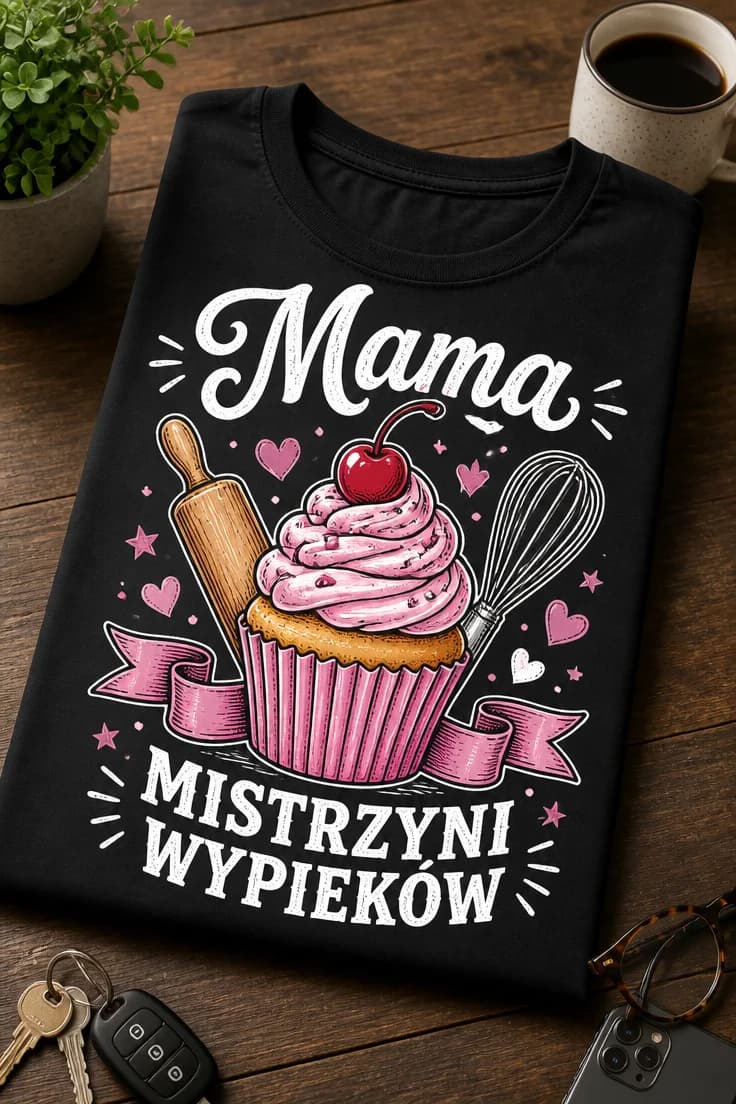 Koszulka dla mamy – Mama Mistrzyni Wypieków