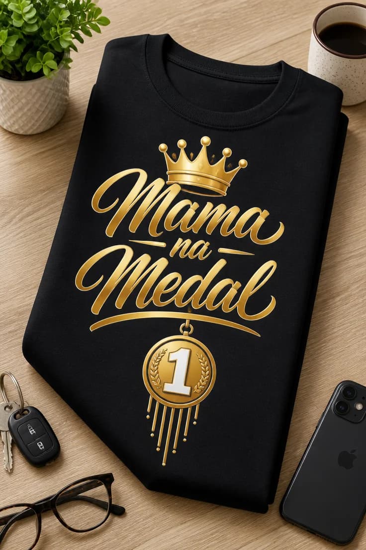 Koszulka dla mamy – Mama na Medal 1