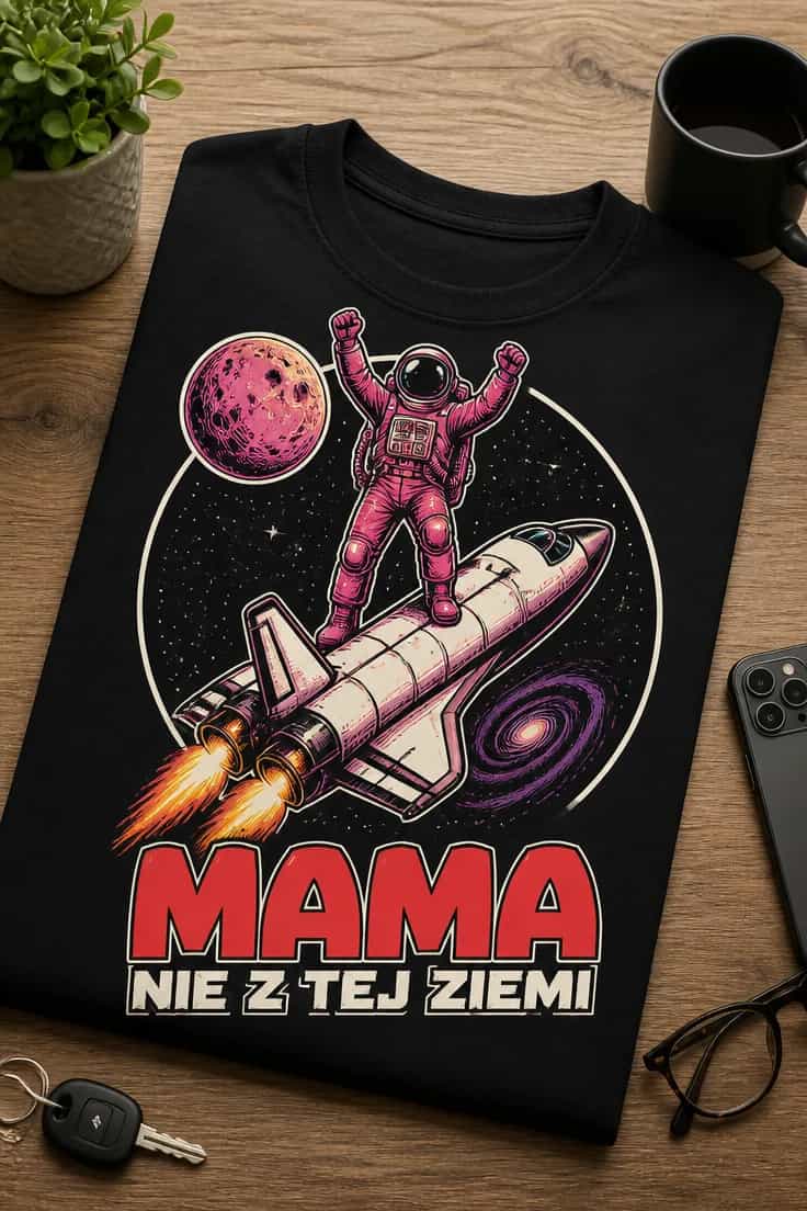 Koszulka dla mamy – Mama Nie Z Tej Ziemi