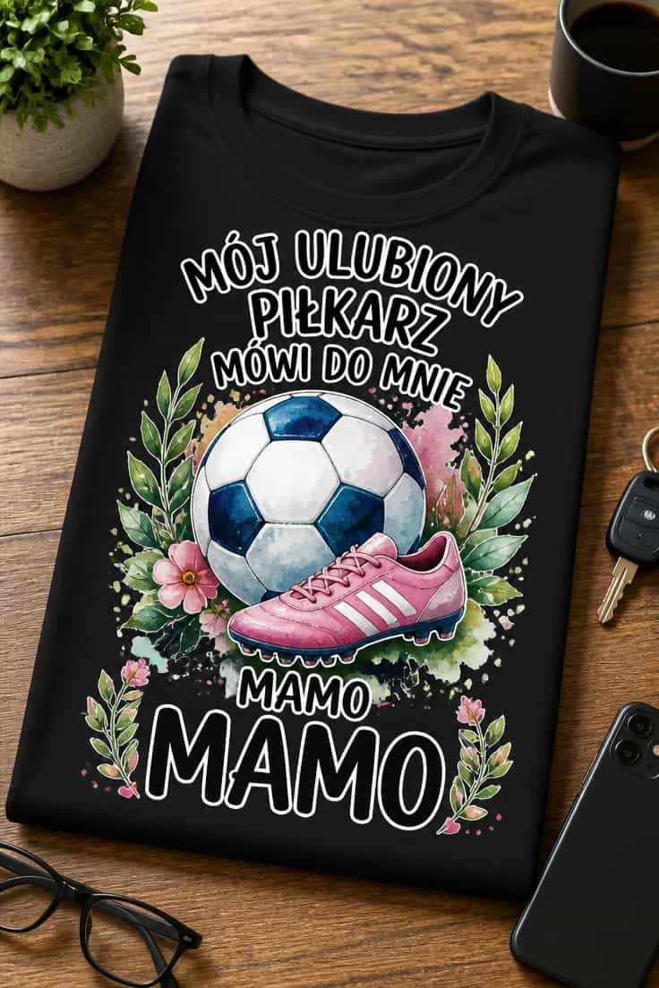 Koszulka mój ulubiony piłkarz mówi do mnie mamo