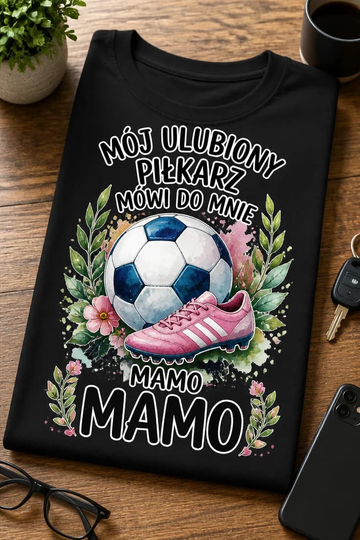 Koszulka mój ulubiony piłkarz mówi do mnie mamo