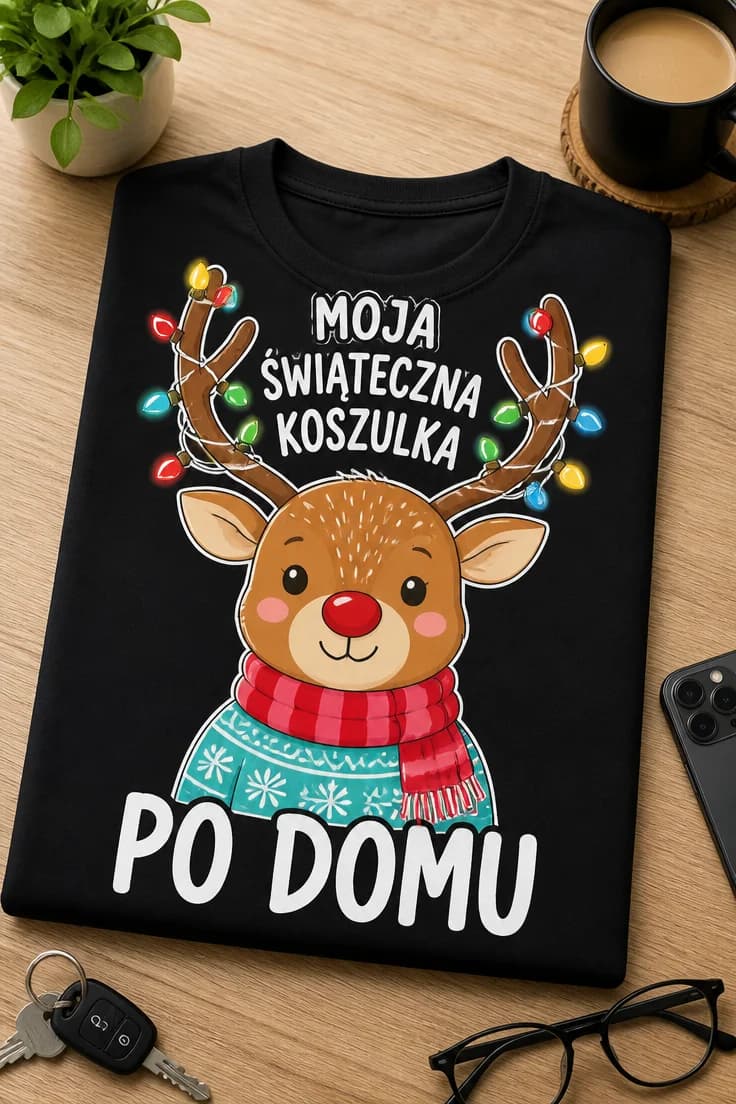 Koszulka moja świąteczna po domu 4