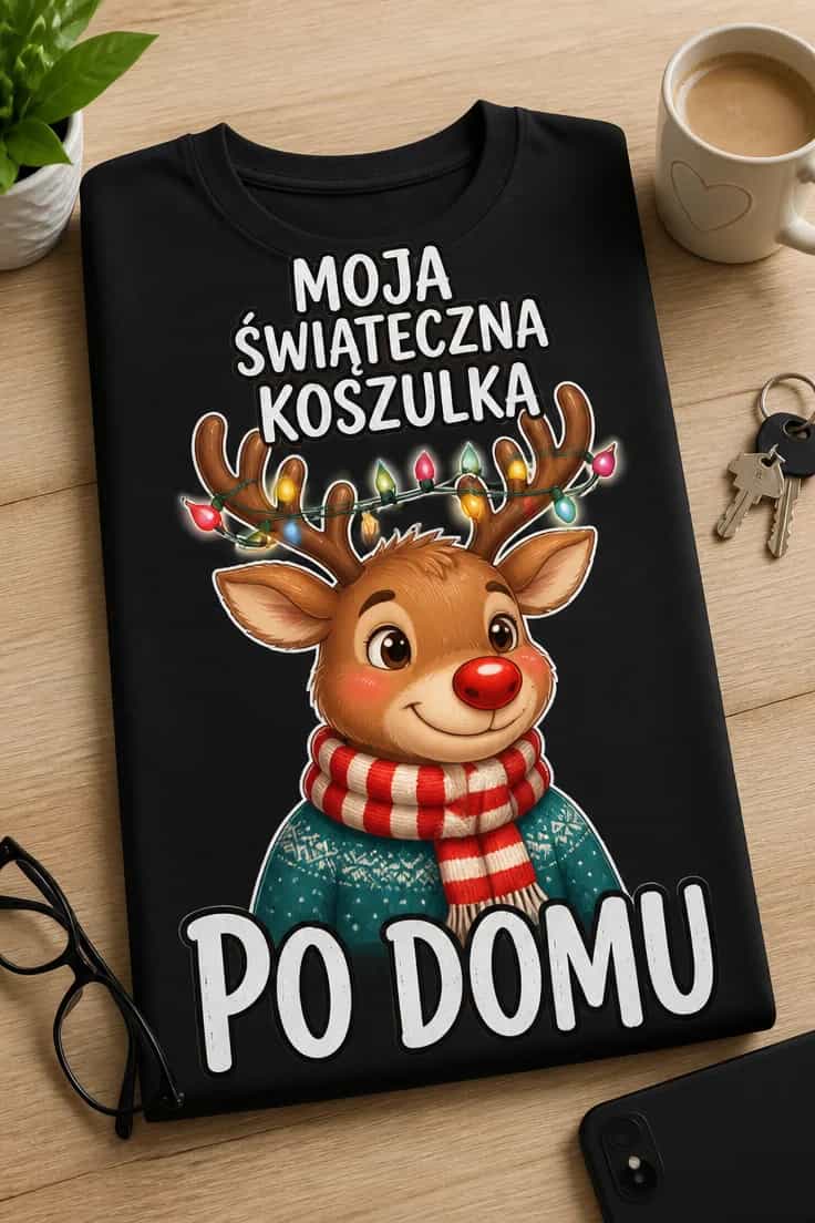 Koszulka moja świąteczna po domu