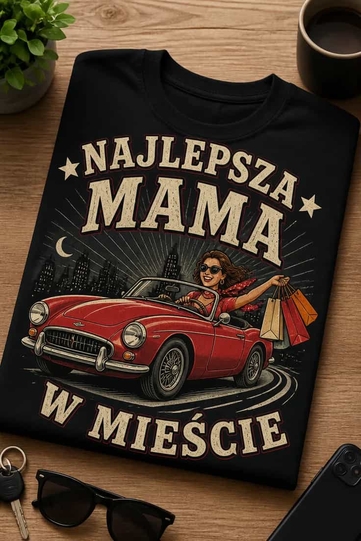 Koszulka dla mamy – Najlepsza Mama W Mieście