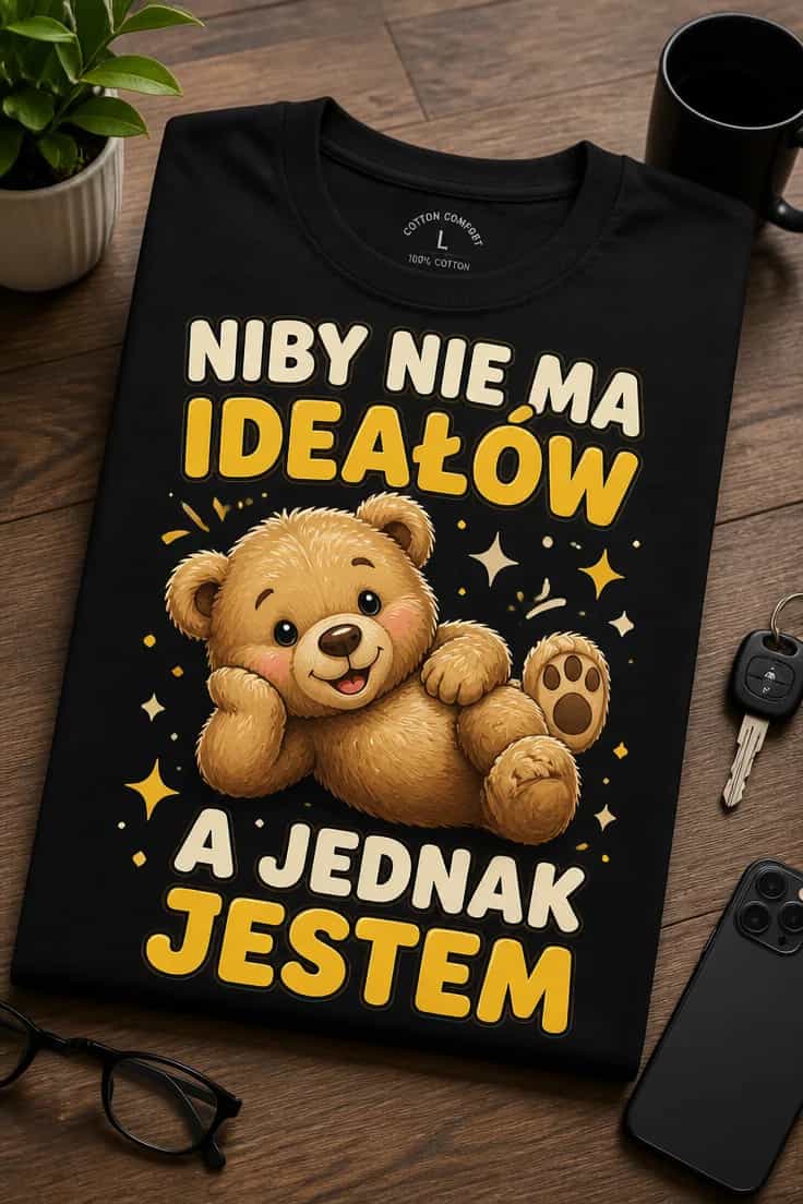 Koszulka niby nie ma ideałów, a jednak jestem