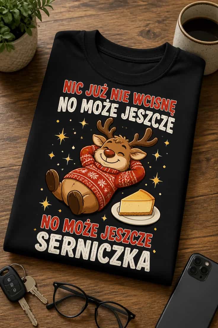 Koszulka nic już nie wcisnę, no może jeszcze serniczka 2