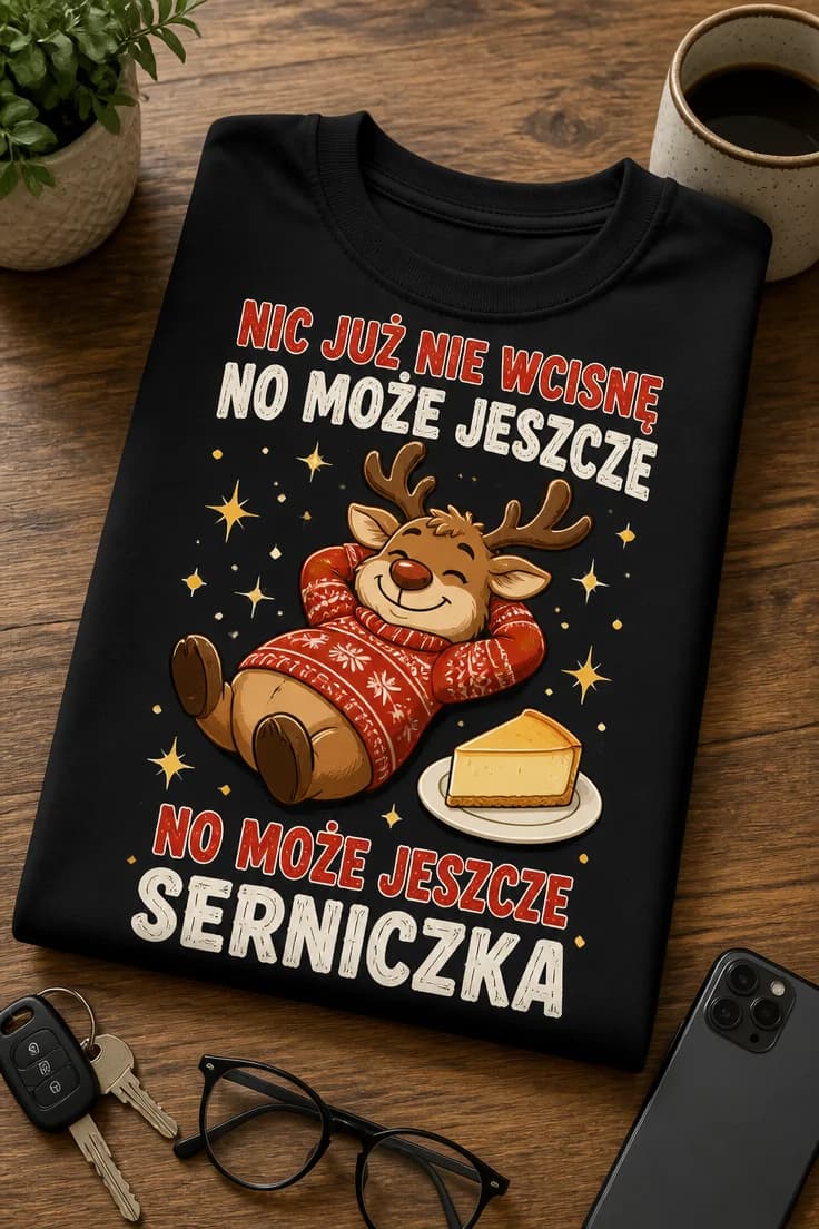 Koszulka nic już nie wcisnę, no może jeszcze serniczka 2