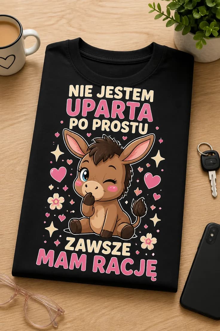 Koszulka nie jestem uparta, po prostu mam rację