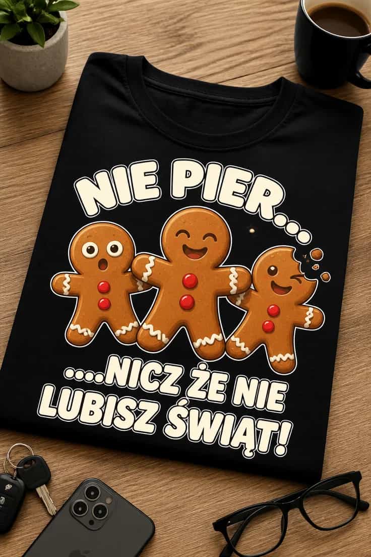 Koszulka nie piernicz że nie lubisz świąt
