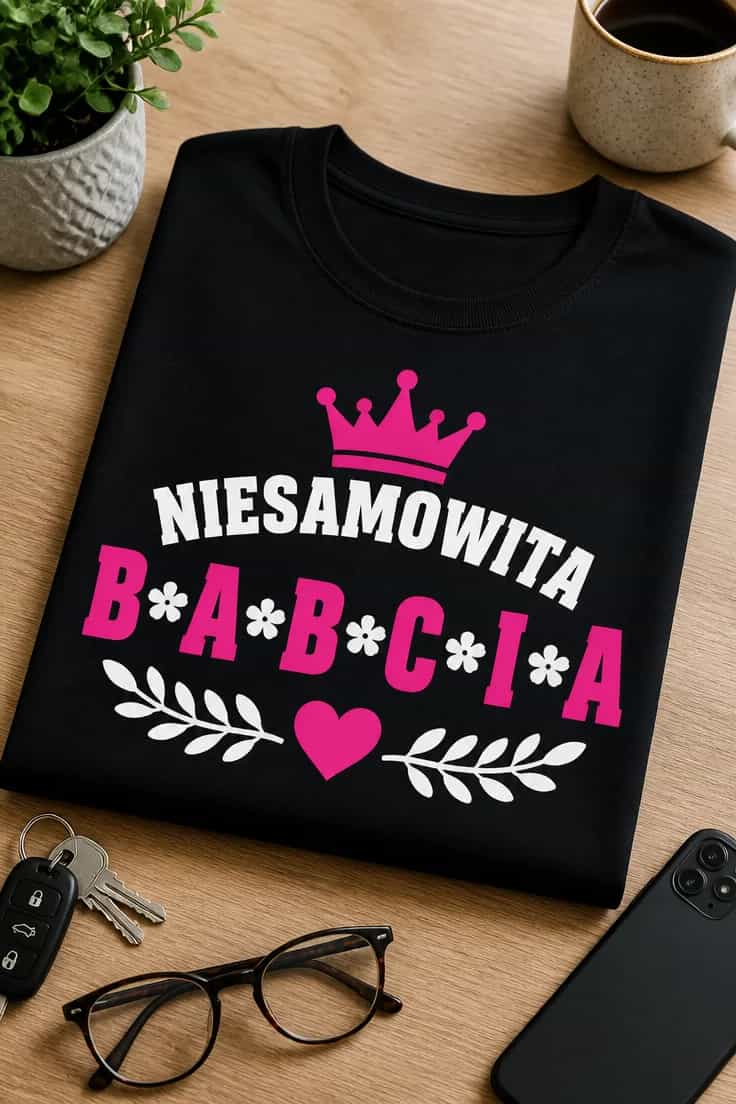 Koszulka dla babci – Niesamowita B*a*b*c*i*a