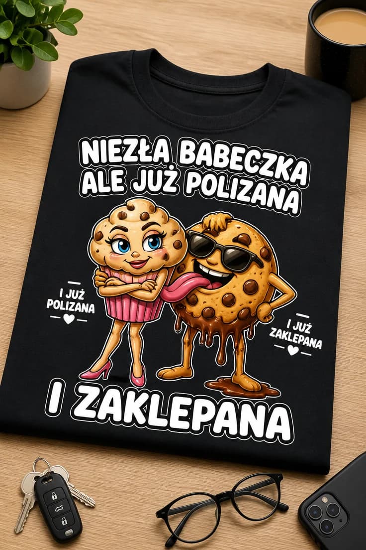 Koszulka niezła babeczka już polizana i zaklepana