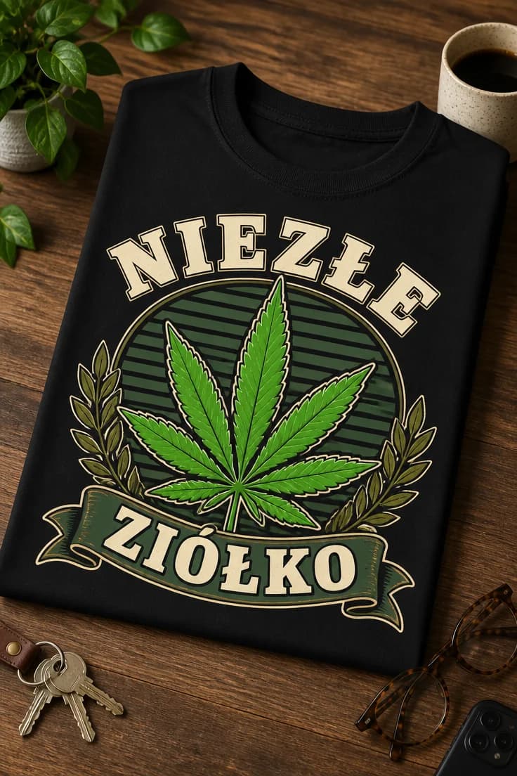 Koszulka dla wyluzowanego chłopaka – Niezłe Ziółko