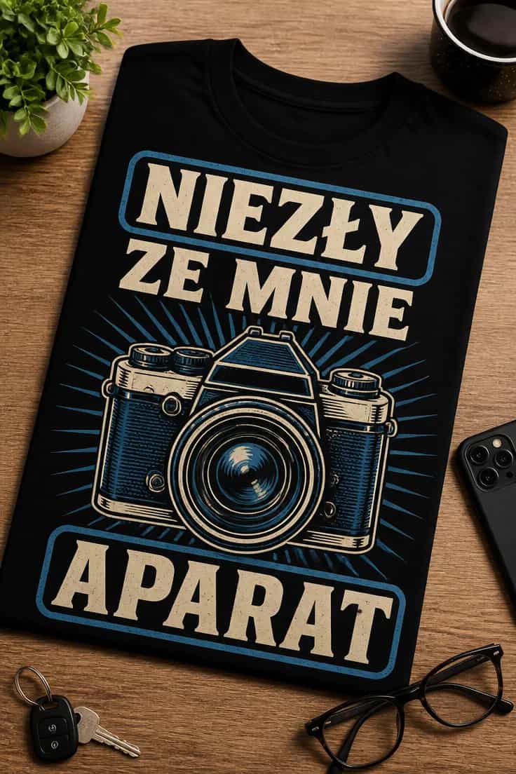 Koszulka dla fotografa – Niezły Ze Mnie Aparat