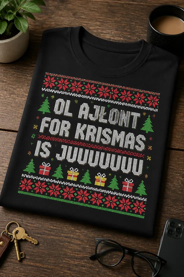 Koszulka dla zakochanych – Ol Ajłont For Krismas Is Juuuuuu