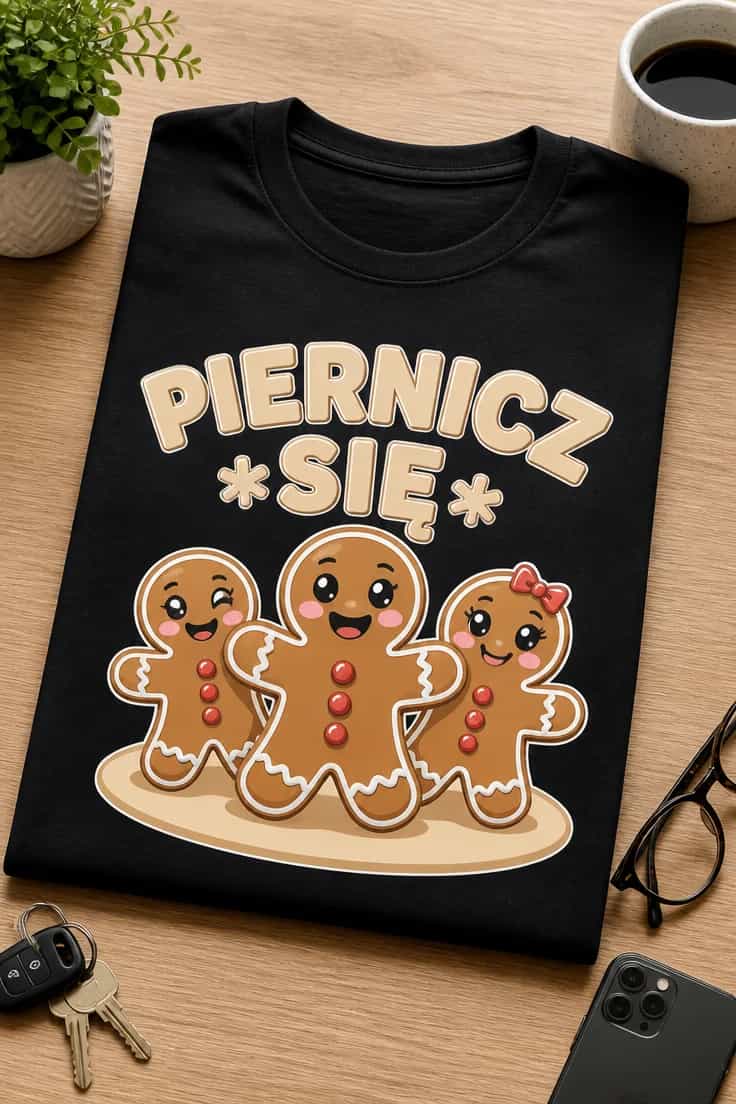 Koszulka z krótkim motywem – Piernicz *się*