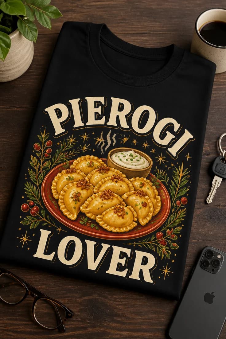 Koszulka dla fanów pierogów – Pierogi Lover
