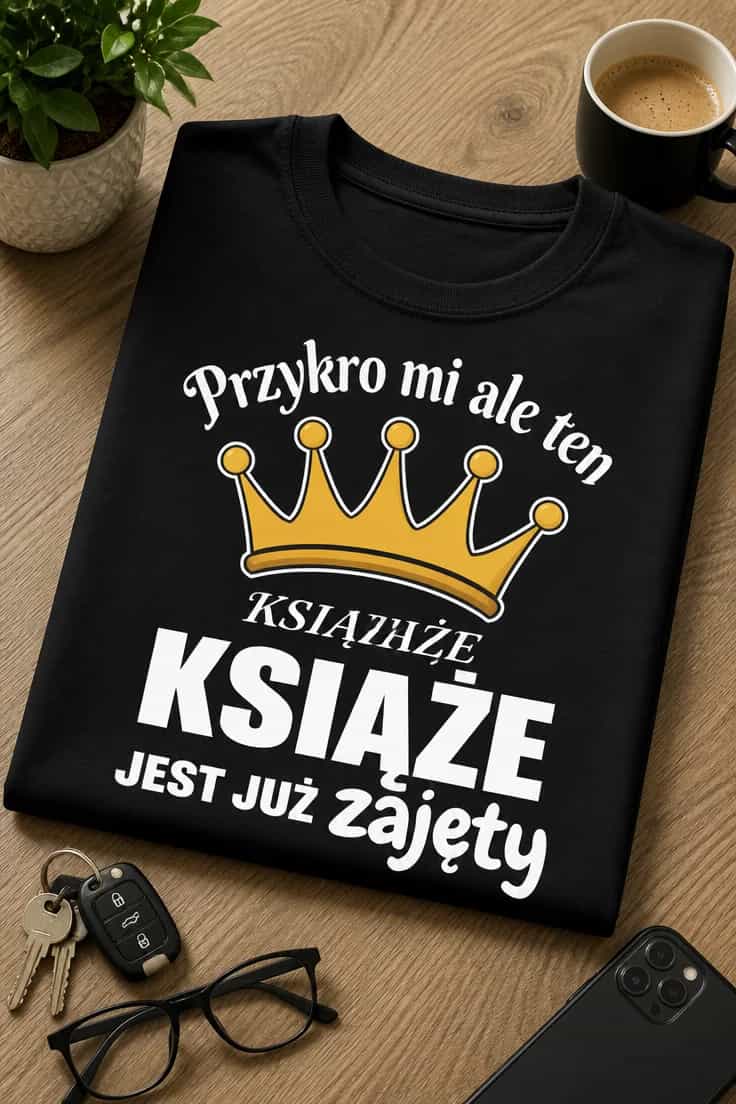 Koszulka przykro mi, ten książę już zajęty