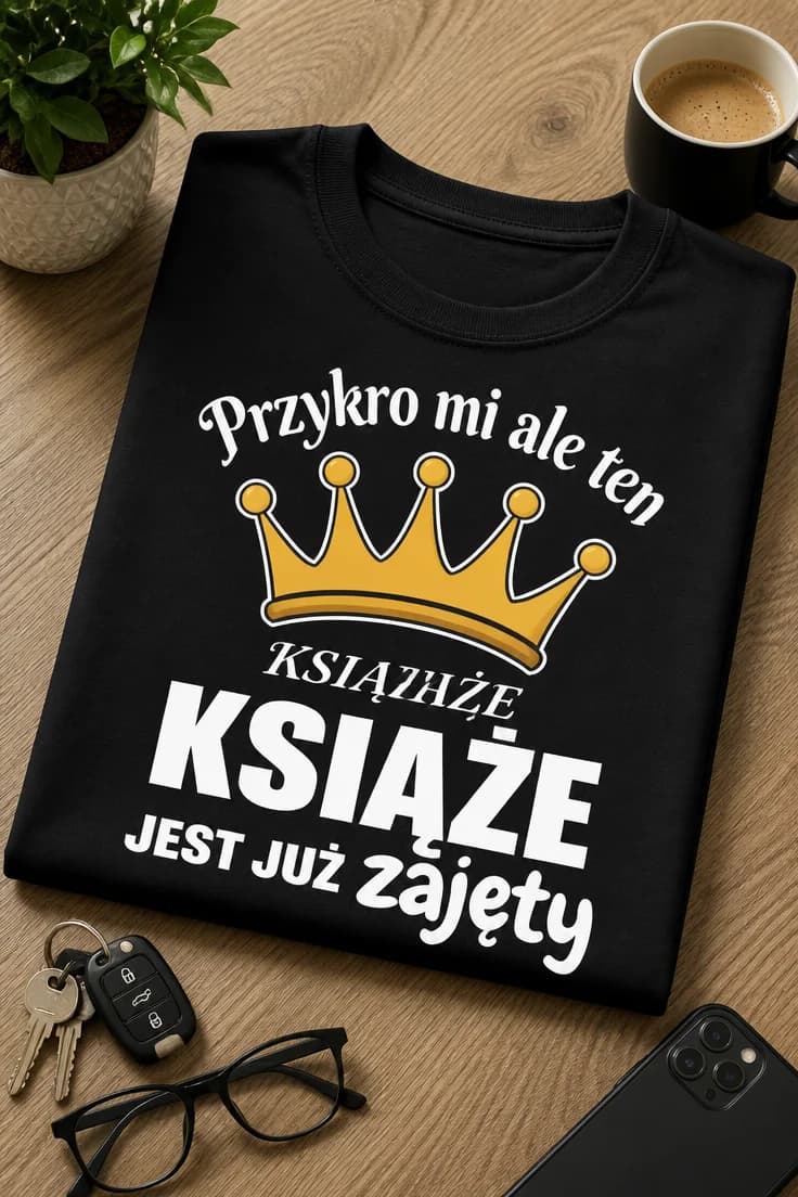 Koszulka przykro mi, ten książę już zajęty