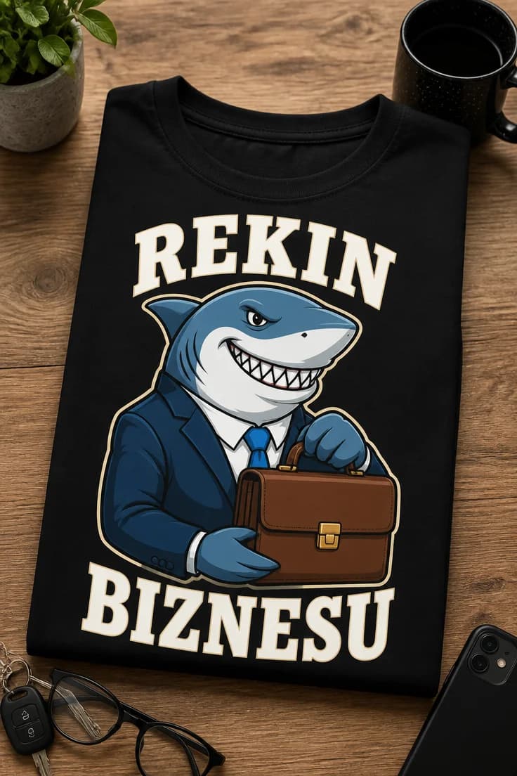 Koszulka dla biznesmena – Rekin Biznesu