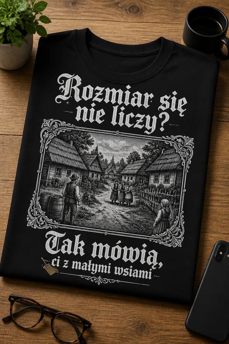 Koszulka rozmiar się nie liczy, mówią ci z małymi wsiami