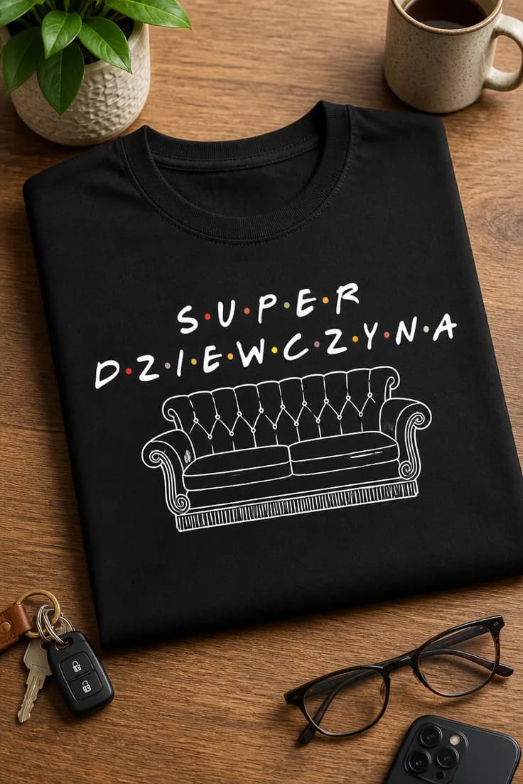 Koszulka dla dziewczyny – S•u•p•e•r D•z•i•e•w•c•z•y•n•a