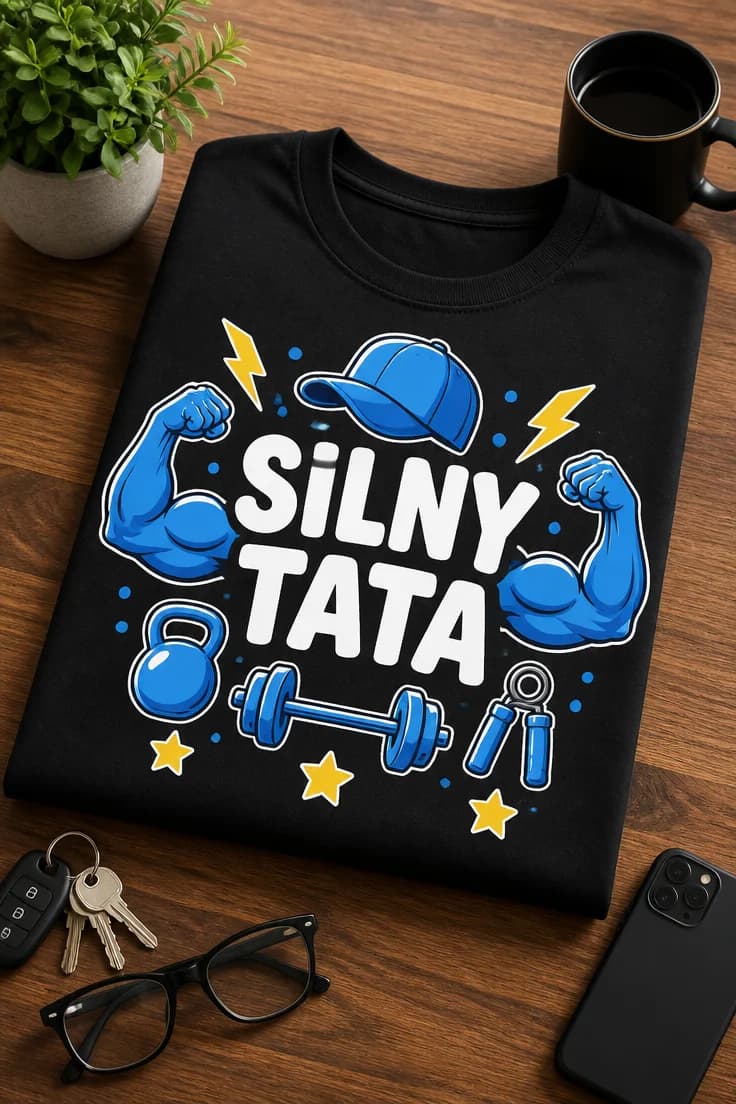 Koszulka dla taty – Silny Tata 2