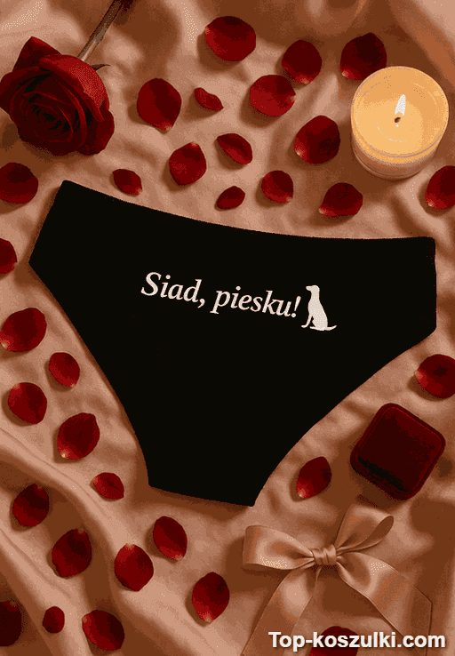 Śmieszna bielizna damska siad piesku