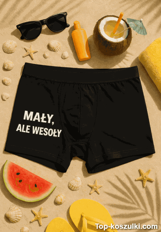 Śmieszna bielizna męska mały ale wesoły