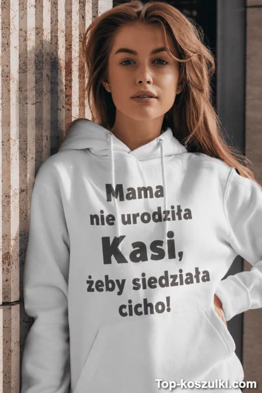 Śmieszna bluza nie będzie cicho z dowolnym imieniem
