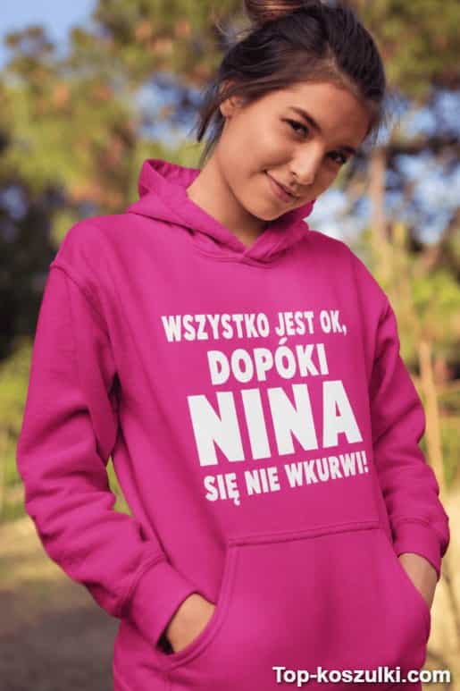 Śmieszna bluza wszystko ok z dowolnym imieniem